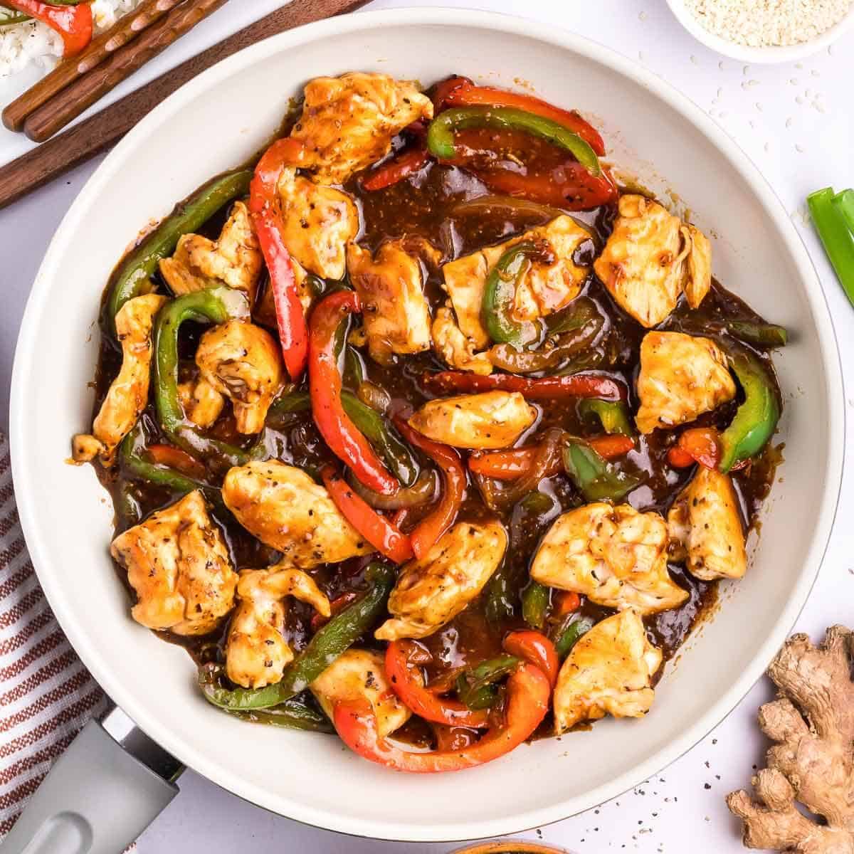 Black Pepper Chicken Fry